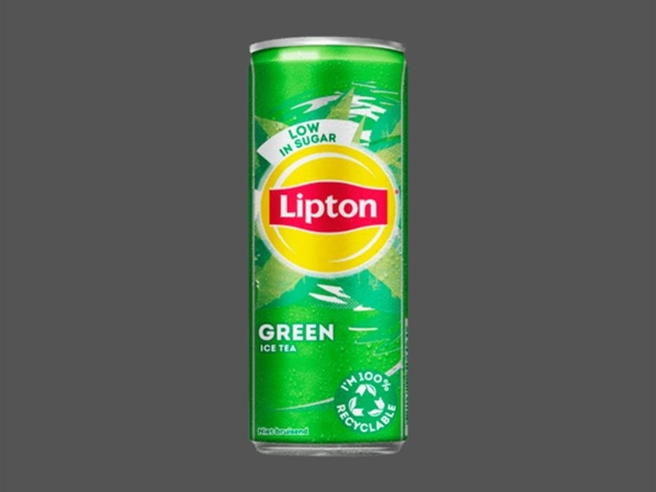 Blikje ice tea green