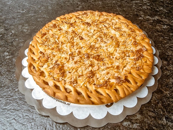 Appelkrokant vlaai